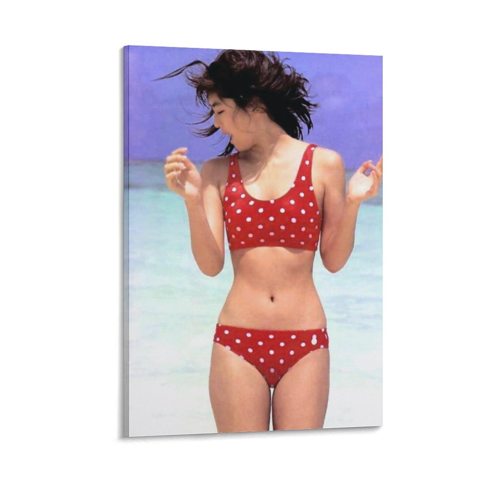 Amazon.co.jp: 中山忍水着セクシー写真ポスター キャンバス 芸術